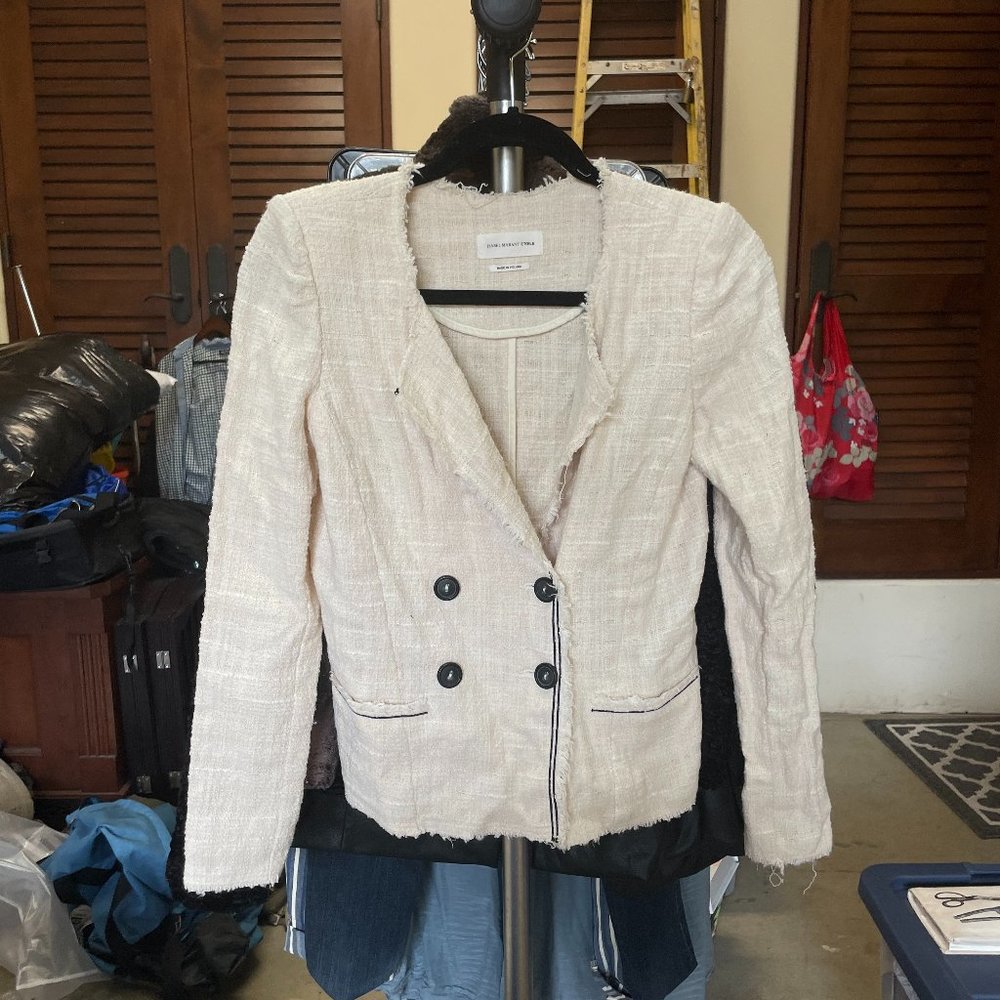 Isabel Marant cotton blend fitted jacket